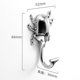 thumbnail image 1 of 1 Set Coat Hooks: Wall Mounted Coat Hooks For Bedroom Entryway And Wardrobe - Metal Hangers For Hanging Clothes Hats And Jackets, 1 of 3