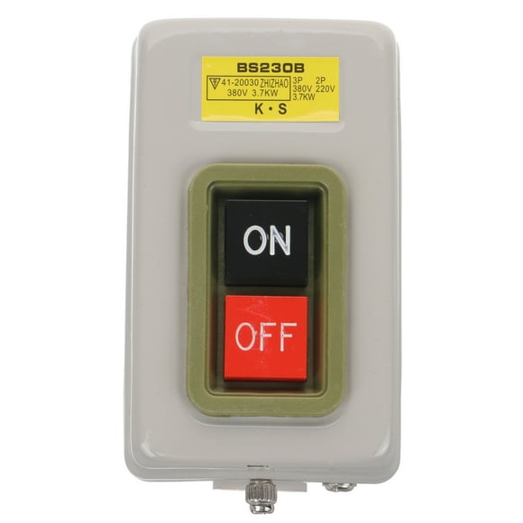 BRIGHTFUFU Interruptor de luz Interruptor basculante Interruptor basculante iluminado Interruptor de arranque Interruptor de encendido/apagado