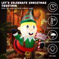 thumbnail image 5 of Papá Noel inflable navideño OurWarm de 3,5 pies que se asoma por la ventana, decoración navideña que explota con luces LED, decoración para jardín exterior, 5 of 5