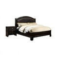 thumbnail image 3 of FOA Turner 4pc Espresso Solid Wood Bed Set - King+Nightstand+Dresser+Mirror, 3 of 6