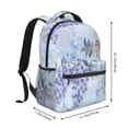 thumbnail image 2 of Easygdp Bird Butterfly Stripe Mochila Ergonómica Versátil para Laptop - Múltiples Bolsillos, Correas Ajustables, Unisex para Escuela, Viajes y Actividades al Aire Libre-One Size, 2 of 5