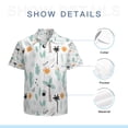 thumbnail image 7 of High Quality Hawaiian Shirts for Men Short Sleeve Aloha Beach Shirt Floral Summer Casual Button Down Shirts Blouses MYYFSQ, 7 of 7