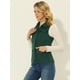 thumbnail image 3 of Chaqueta con Cremallera Allegra K Anorak Utility Chaleco Mujer Verde Oscuro XS, 3 of 5