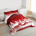 thumbnail image 3 of Homewish Winter Festival 2pcs Bedding Comforter Set For Preppy Children Kids,Merry Christmas Twin Comforter Sets,Happy Winter Breathable Bedding Set,Luxury Bedroom Decor,Reversible, 3 of 8