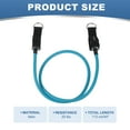 thumbnail image 2 of Uxcell Bandes de Tube de Résistance, Bande de Résistance Simple Empilable de 20 Lb Bande d'Exercice Bande Extensible pour l'Entraînement Homme Maison, Bleu, 2 of 5