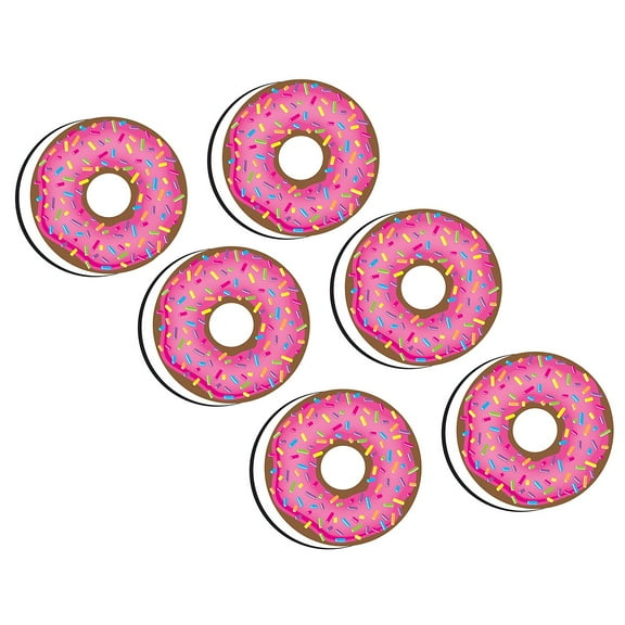 Ashley Productions ASH09991-6 Magnetic Erasers Donutfetti Whiteboard - 6 Each