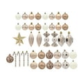 thumbnail image 4 of Juego de 40 Adornos Navideños con Forma de Bola, Colgantes Decorativos Irrompibles, Decoración para de Navidad para Celebraciones de año Nuevo E Dorado champagne, 4 of 8