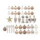 thumbnail image 4 of Juego de 40 Adornos Navideños con Forma de Bola, Colgantes Decorativos Irrompibles, Decoración para de Navidad para Celebraciones de año Nuevo E Dorado champagne, 4 of 8