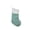 Mint Green, variant on Pink Sequin And Plush Christmas Stocking For Tree Decoration Gift And Candy Bag