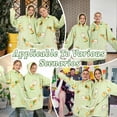 thumbnail image 2 of Couples Hoodies Pajamas Oversized Two Person Hoodie Couple Matching Onesies Flannel Blanket Clothes with Pocektes, 2 of 5