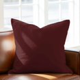 thumbnail image 5 of Throw Pillow Covers 18x18 Inch, Pure Oxblood Red Decorative Pillow Cases for Couch Sofa Bed, Contemporary Solid Color Minimalist Art Cotton Linen Square Home Decor Pillowcases with Hidden Zipper, 5 of 9