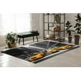 thumbnail image 4 of Taxi of New York Rug, Office Rug, New York Rug, Landscape Rugs, Large Rug, Gift For Him, Classic Rug, Pattern Rug, Gift For Her, Yellow Rug, 2.3'x3.3' - 70x110 cm, 4 of 5