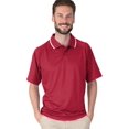 thumbnail image 2 of Charles River Men's Classic Solid Wicking Polo in Red 3XL | 3811, 2 of 2
