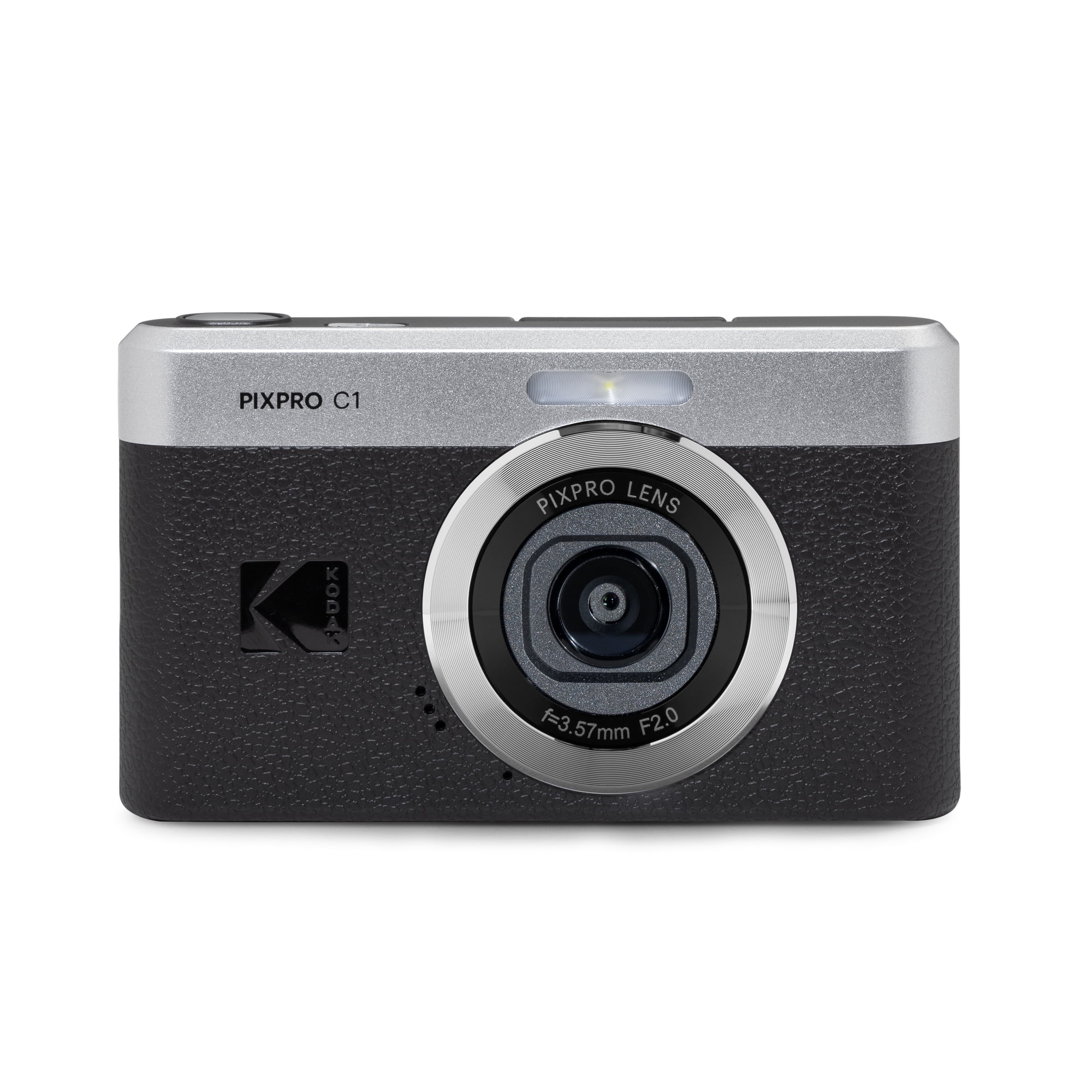 Kodak PIXPRO C1 Digital Camera with 180 Degree Flip Screen - 4X Optical Zoom - 13MP Sensor - Compact Point and Shoot Camera - 1080P Full HD Video for Travel and Vlogging (Black Color)