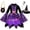 R22/Purple, variant on Vividxx Girls Dress Light Up Witch Set Halloween Party Fancy Dress Up With Hat Fairy Stick And Tote Bag Hallowmas 7-9 Years