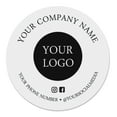 thumbnail image 1 of Printtoo Label Stickers for Small Business -50 RoundCustom Vinyl Waterproof Stickers -Personalized Labels for Handmade, Brand Stickers -Classic White, 6x6 Inches, 1 of 1