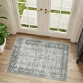 thumbnail image 3 of BERTHMEER 2'x3' Small Area Rugs Washable for door Entryway Bedroom indoor Distressed Rugs, Gray, 3 of 4