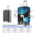 thumbnail image 6 of Fotbe Night Sky Forest Bald Eagle Luggage Cover Protector,Suitcase Protector,Scratch and Dirt Resistant,Fits 18-32 Inch Luggage-Large, 6 of 9