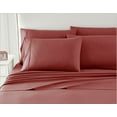 thumbnail image 5 of Sweet Home Collection 1500 Series Bed Sheets - Extra Soft Microfiber Deep Pocket 4pc Sheet Set - Burgundy, Twin, 5 of 5