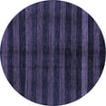 thumbnail image 1 of Ahgly Company Indoor Round Abstract Blue Modern Area Rugs, 8' Round, 1 of 4