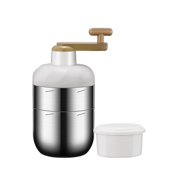 Máquina para Hacer Hielo Afeitado Manual, Máquina para de Frutas, Máquina para Hacer Conos de Nieve Y Hielo Afeitado, Práctica Diversión Caser Argén BLESIY Trituradora de hielo manual