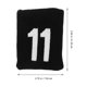 thumbnail image 2 of unbranded 1Par Muñequeras Negras Resistentes Para Soporte Y Protección Actividades Deportivas Y Entrenamientos, 2 of 6