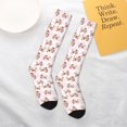 thumbnail image 4 of Daiia Sports Socks Dachshund Dog Puppy Printed Novelty Crew Socks for Men Women Knee High Socks Cotton Socks Soft & Breathable Support Unisex Socks, 4 of 9