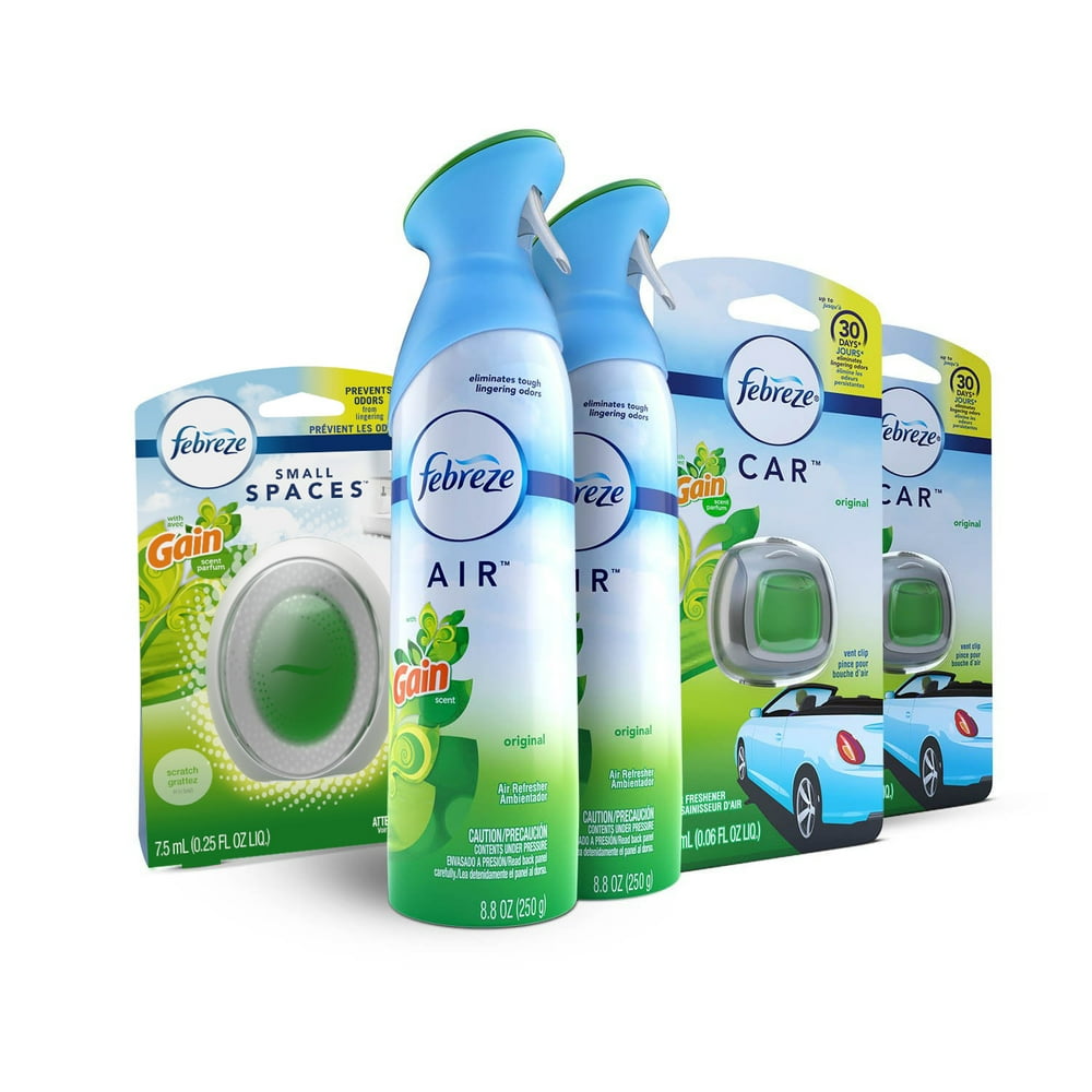 Febreze Air Freshener Bundle, Gain Original Scent, with AIR Effects