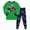 R222-Green, variant on NOLDARES Toddler Kid Boy Clothes 2-Piece Graphic Print Long Sleeve Tee Sweatshirt Tops Elastic Waist Joggers Pants Fall Winter Outfits Clothing(Blue,1-2 Y)
