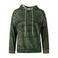 thumbnail image 2 of Men's Muscle Graphic Print Hoodie, Casual Long Sleeve Pullover Sweatshirt, Novelty Design Streetwear for Christmas Gift, Halloween, Party and Lounge Wear,Green,XL, 2 of 6