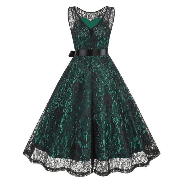 NaWent Last-chance savings Women's Floral Lace Dress Short Bridesmaid Dresses with Sheer Neckline Cocktail Prom Party Wedding Guest Dress Green L - Walmart.com NaWent Last-chance savings Women's Floral Lace Dress Short Bridesmaid Dresses with Sheer Neckline Cocktail Prom Party Wedding Guest Dress Green L - Walmart.com