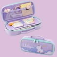 thumbnail image 4 of Pencil Case  Pencil Case  Cloth Pencil Bag Portable Pencil Case For Girls Large Capacity Pencil Case Double Layer Cloth Pencil Bag For Storing Pens Notes Erasers, 4 of 6