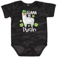 thumbnail image 3 of Inktastic St. Patrick's Day Llama Be Irish with Green Shamrocks Boys or Girls Baby Bodysuit, 3 of 5