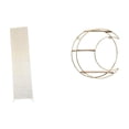 thumbnail image 1 of Pantalla De Lámpara De Pie Para Sala De Estar Con Estante De Metal De Tres Niveles Para Colgar En La Pared, Multifuncional, Ahorra Espacio, Moderna Y Decorativa, Para Coleccionables, Trofeos., 1 of 8