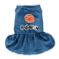 thumbnail image 3 of de Perro Mascota Halloween Complimentos Mascota Color Brillante Ecológico Duradero - S S Gloria Vestido de perro mascota Jean, 3 of 9