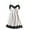 White, variant on Sinhoon Sleepwear Sexy Lingerie Nightgown Lace Chemise Satin Slip Silk Nightie Bridal Babydoll for Women