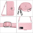 thumbnail image 6 of for Samsung Galaxy S20 FE Wallet Case, Elegant Card Holder Cash Slot PU Leather Kickstand Shoulder Strap Shockproof Protective Flip Women Girls Case Cover for Samsung Galaxy S20 FE, Pink, 6 of 6