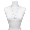 thumbnail image 3 of Delight Jewelry Love with Peace Sign - Hot Pink Heart Nurse Strong Zoe Necklace, 3 of 4
