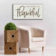 thumbnail image 6 of Epic Graffiti 'So Many Reasons To Be Thankful' by Susie Boyer, Giclee Canvas Wall Art, 40"x20", 6 of 8