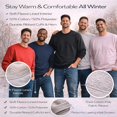 thumbnail image 5 of BILLIONHATS 36 Pack Mens Adult Crewneck Fleece Lined Pullover Sweatshirt Bulk, Wholesale Men Sweatshirts, Assorted Sizes Mixed, Homeless Shelter Donation, 5 of 7