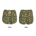 thumbnail image 3 of Balery Christmas Hat sock Pantalones cortos deportivos para mujer con forro y dos bolsillos, elásticos, para entrenamiento, gimnasio, yoga-Medium, 3 of 7