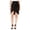 Black, variant on BAR III Womens Black Asymmetrical Knot Detail Pencil Skirt 8