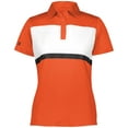 thumbnail image 2 of Holloway Sportswear M Womens Prism Bold Polo Orange/White 222776, 2 of 5