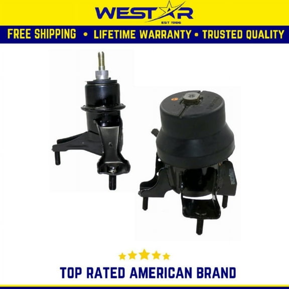 Front & Right Engine Motor Mount 2PCS Set Compatible for 2007-2017 Toyota Camry 3.5L Replaces 9238 9884