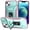 Green, variant on JTCASES for iPhone 12/12 Pro Case, Slide Window + Adjustable Ring Kickstand + Magnetic Car Mount Drop Protection Anti-slip Shockproof Bumper Rugged Shell, Blue