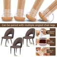 thumbnail image 4 of 16Pcs Chair Leg Floor Protectors Reusable Silicone Chair Leg Covers No Scratches Chair Leg Caps to Reduce Noise Transparent Furniture Leg Protectors, 4 of 9