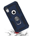 thumbnail image 4 of Apple iPhone XR (6.1 Inch) Phone Case Hybrid Durable 360 Degree Rotatable Ring Stand Holder Kickstand Fit Magnetic Car Mount Protective Case BLUE Cover for Apple iPhone Xr (6.1"), 4 of 6