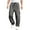 Grizzly, variant on Men's Casual Cargo Pants Elastic Waist Lightweight Summer with Pockets M-3XL