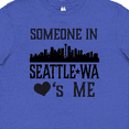 thumbnail image 4 of Inktastic Seattle Washington Someone Loves Me Skyline Youth T-Shirt, 4 of 5