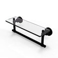 thumbnail image 1 of Allied Brass WS-1TB/16-BKM Glass Shelf with Towel Bar, 16-Inch X 5-Inch, 1 of 1